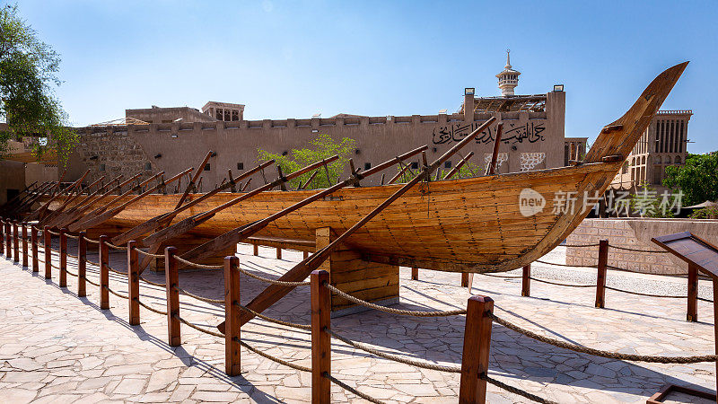 Al Fahidi船-木制赛艇，属于已故的Sheikh Maktoum bin Rashid Al Maktoum。